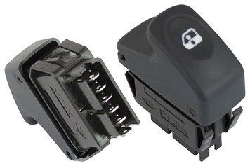 Кнопка стеклоподъемника левого GP Renaut Kangoo 1 (77008381016P) GP77008381016P фото