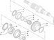 Муфта синхронізатора 5ї передачі зі ступицею GP Peugeot Bipper (55195576-46751821) 55195576-46751821 фото 1