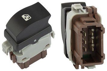 Кнопка стеклоподъемника левой двери GP Renault Kangoo 2 (8200242600) GP8200242600 фото